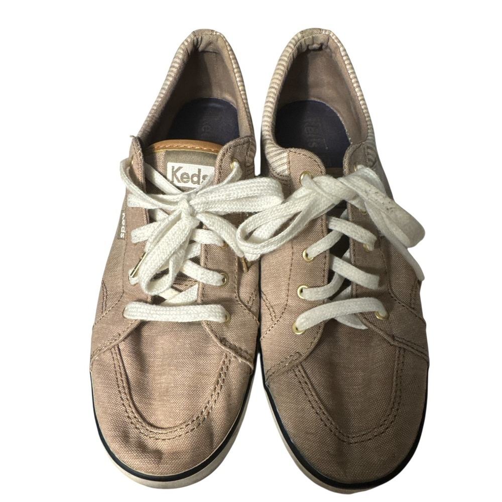 Keds‎ Sneakers Women's Sz 8.5 Canvas Lace Up Dream Memory Foam Comfort Shoes